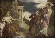 Paolo Veronese De keuze tussen deugd en hartstocht oil painting on canvas